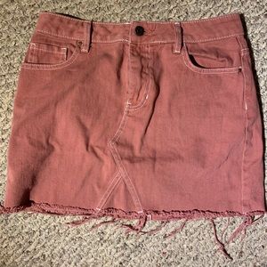 Pink mini skirt from pacsun